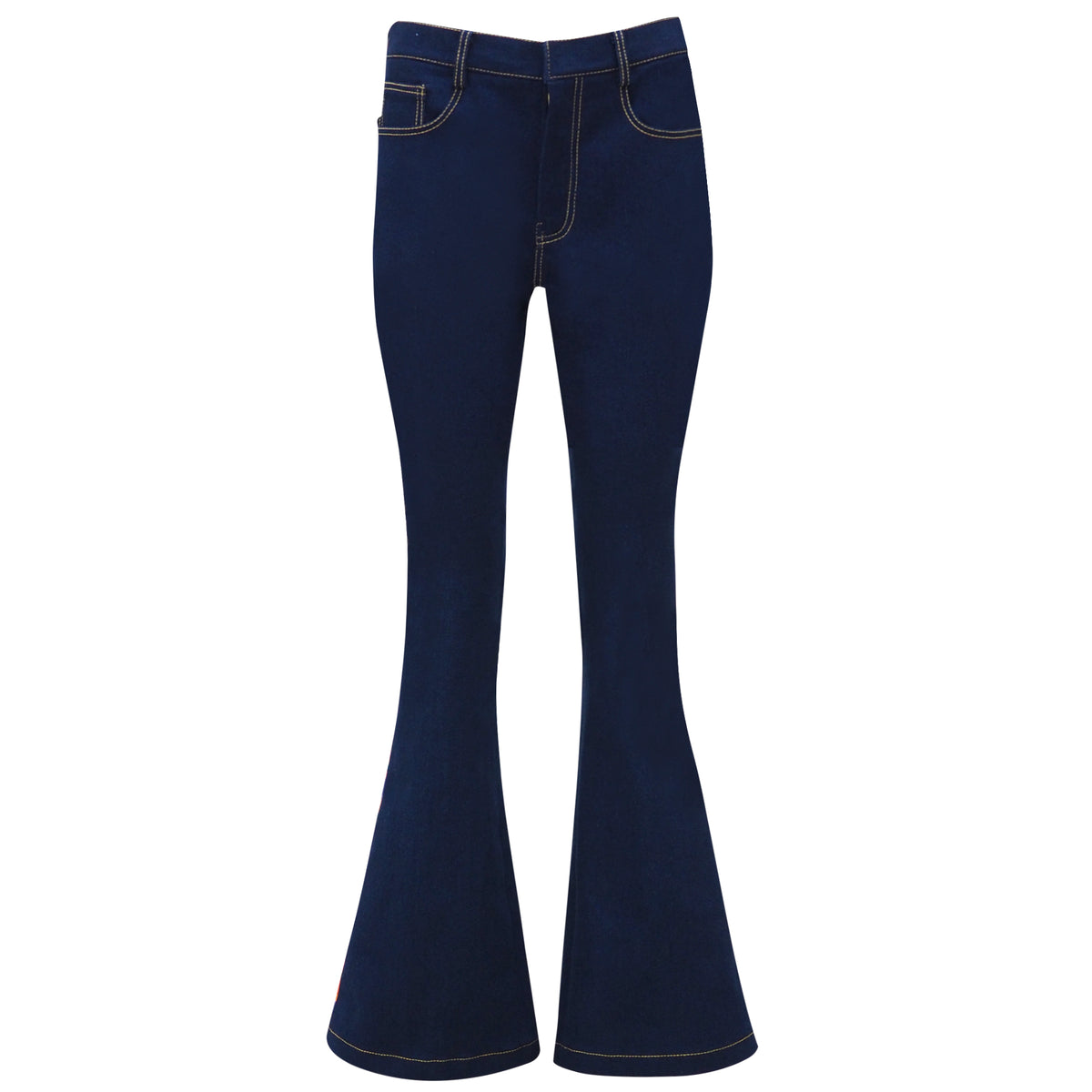 Diversity Signature Denim Bell Bottom Pant (6922865147927)