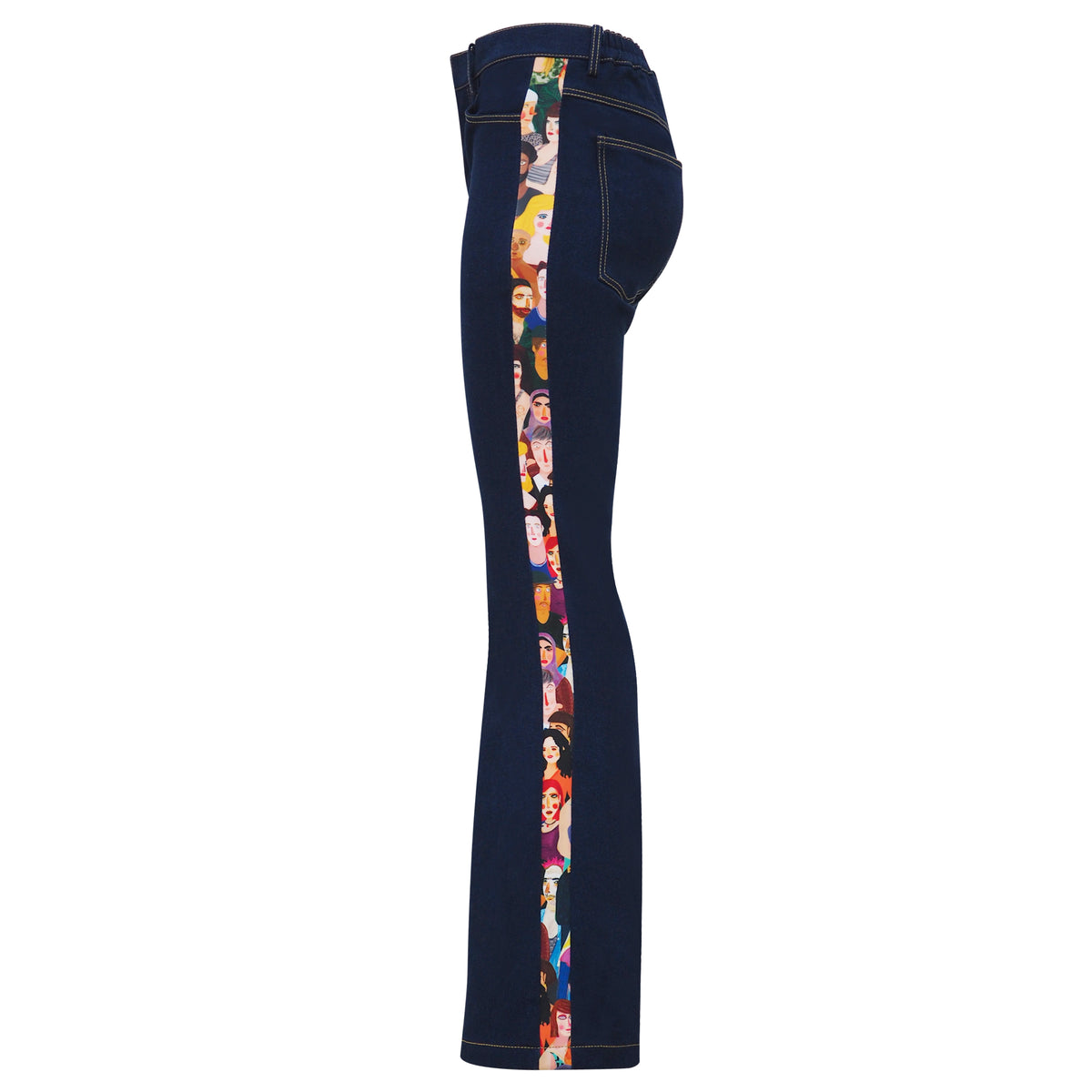 Diversity Signature Denim Bell Bottom Pant (6922865147927)