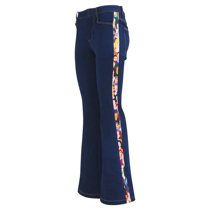 Diversity Signature Denim Bell Bottom Pant (6922865147927)