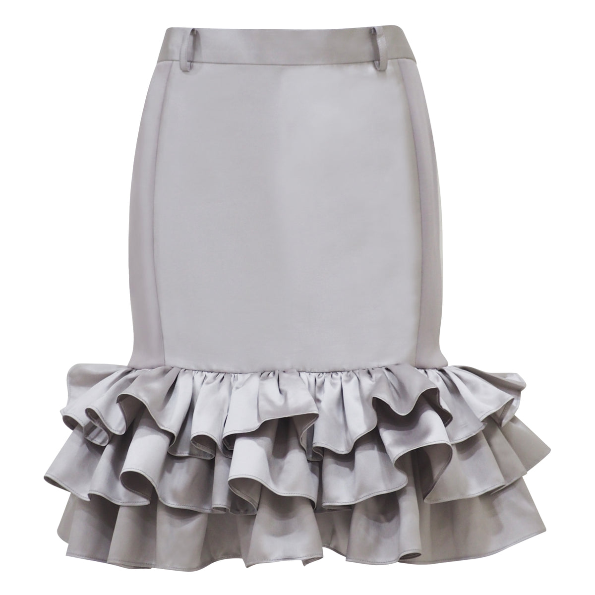 Becoming Carrie Silver Skirt (6954113531927)