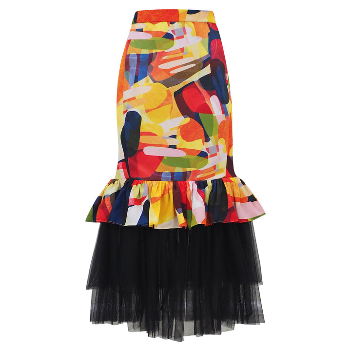 Becoming Abstract Royal Carrie Skirt F/P (6928708829207)