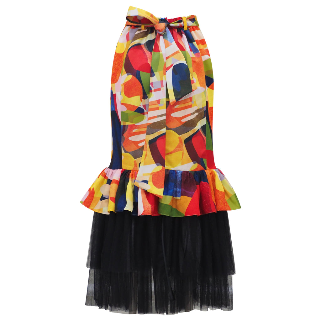 Becoming Abstract Royal Carrie Skirt F/P (6928708829207)