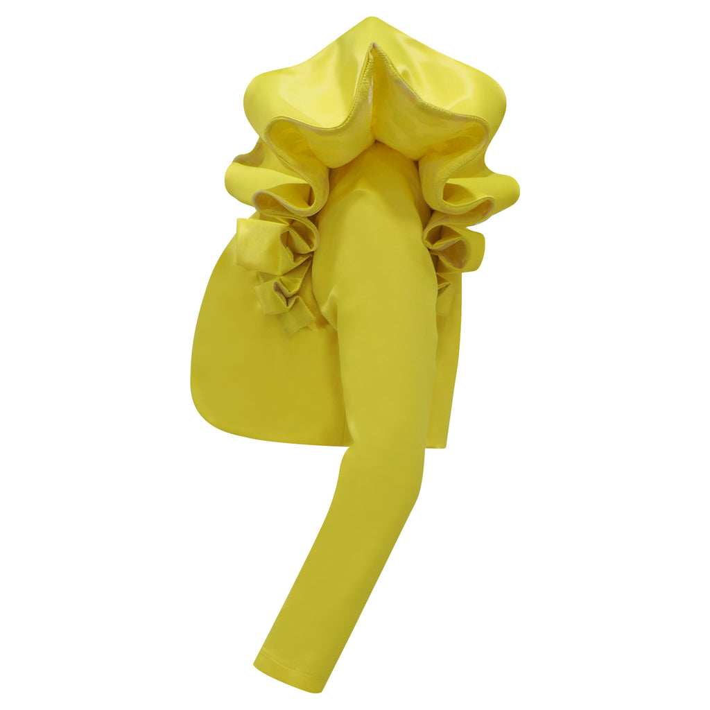 Destiny Yellow Cropped Jacket (6954285105175)