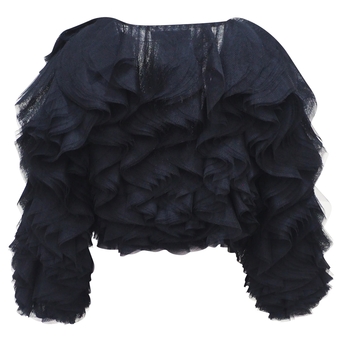 Becoming Destiny Tulle Black Bollero (6954294870039)