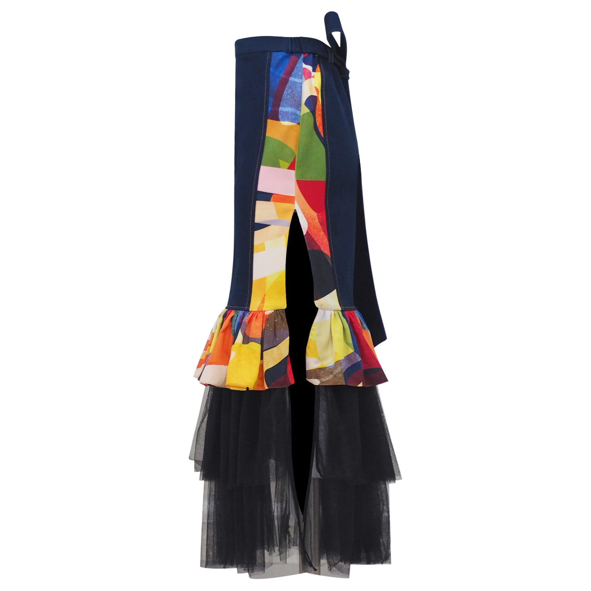 Becoming Abstract Carrie Long Denim Skirt (6928158949399)