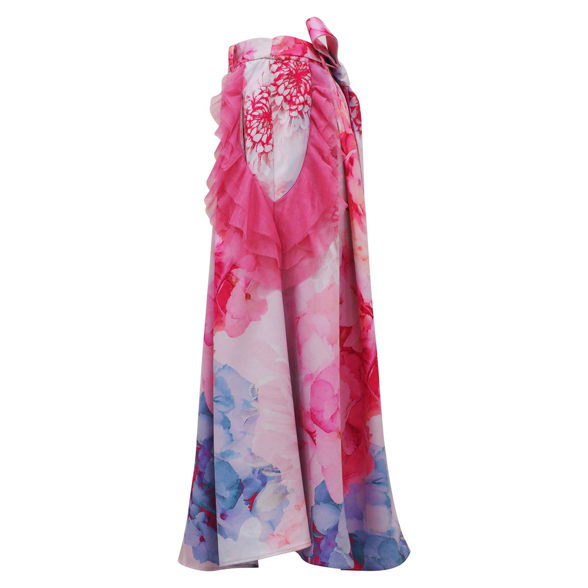 Becoming Monet Kahlo Fancy Long Ball Skirt (6932162084887)
