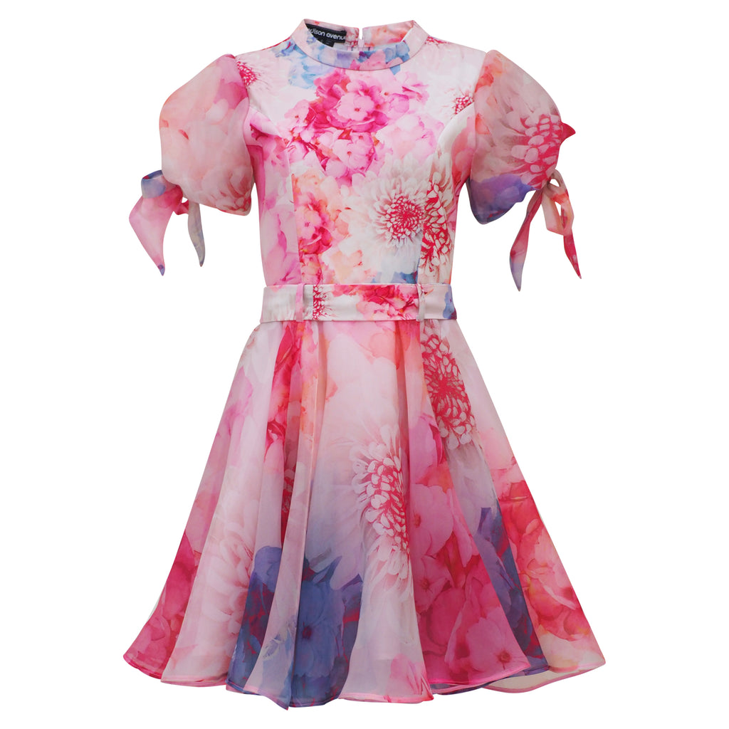 Becoming Monet Cathrine Pink Short Dress (6931850362903)