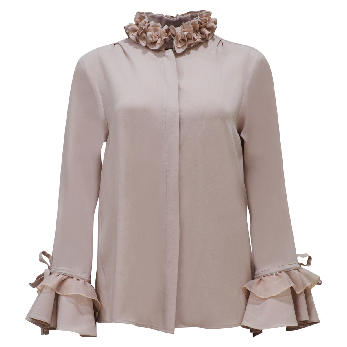 Becoming Romantic Gangsta Beige Shirt (6932200226839)