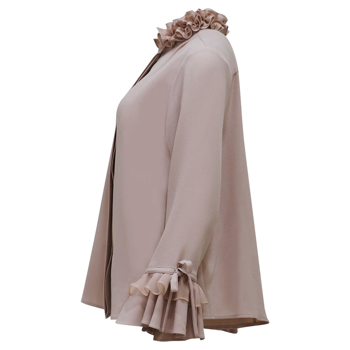 Becoming Romantic Gangsta Beige Shirt (6932200226839)