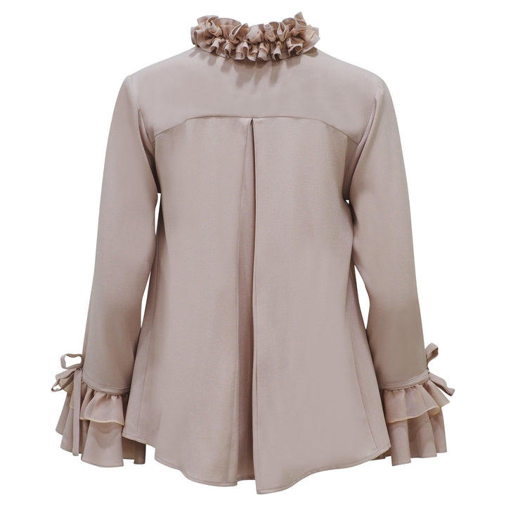 Becoming Romantic Gangsta Beige Shirt (6932200226839)