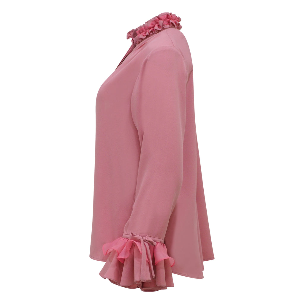 Becoming Romantic Gangsta Dusty Pink Shirt (6929307467799)