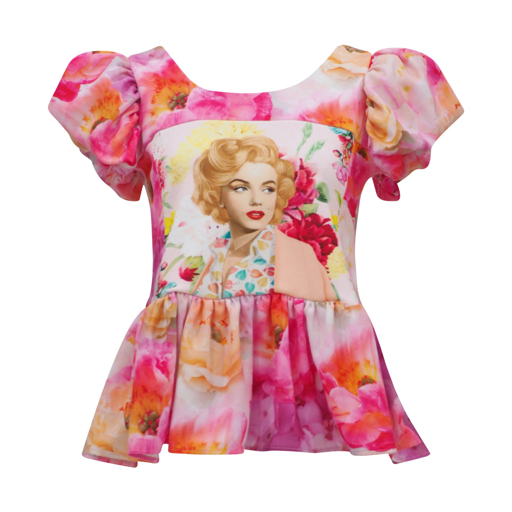Becoming Morning Rose in Marilyn Retro Glam Top (6934927245335)