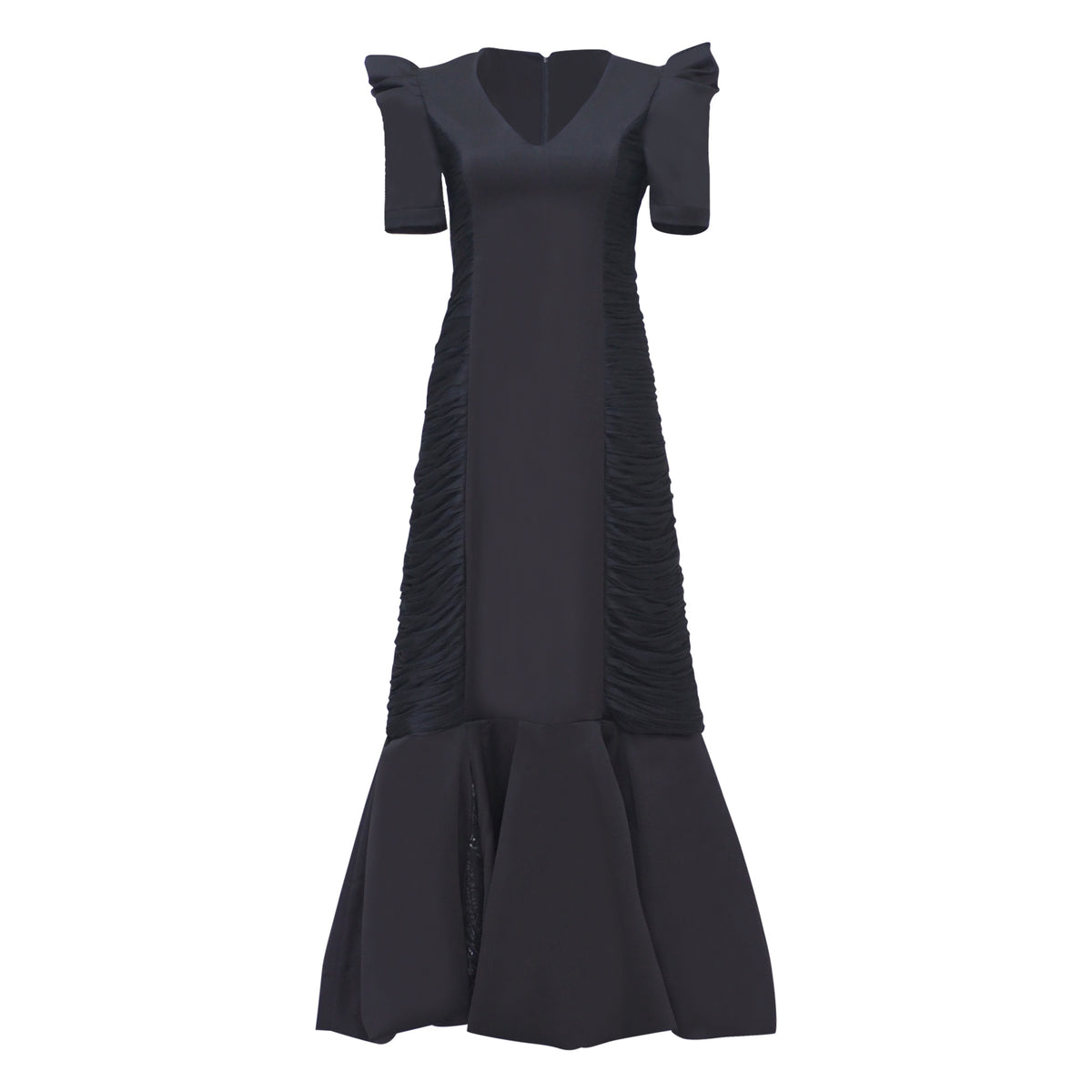 Stasi Long Black Dress (6969700646935)