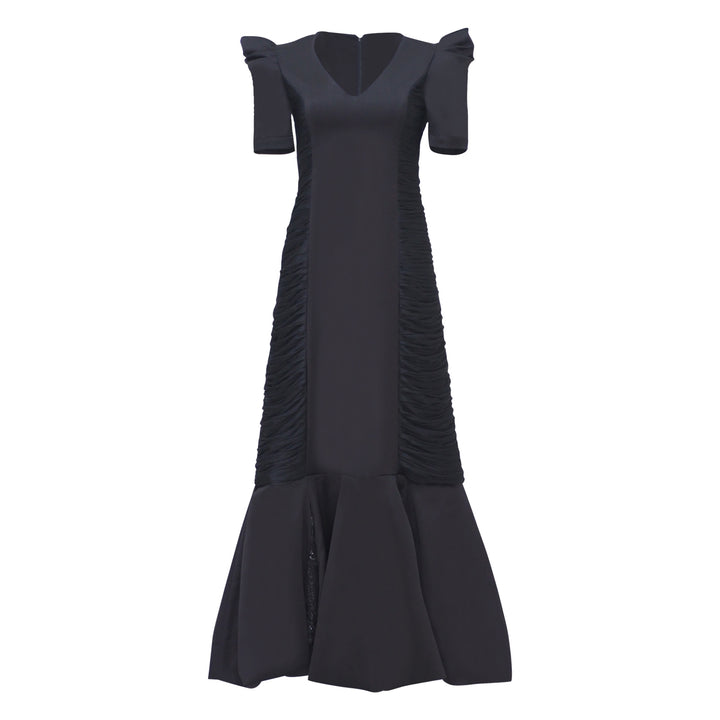 Stasi Long Black Dress (6969700646935)