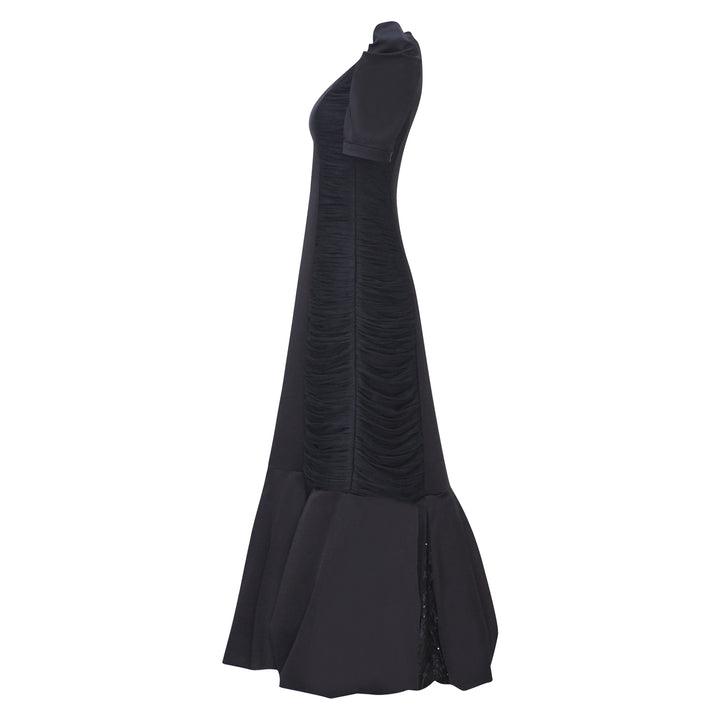 Stasi Long Black Dress (6969700646935)