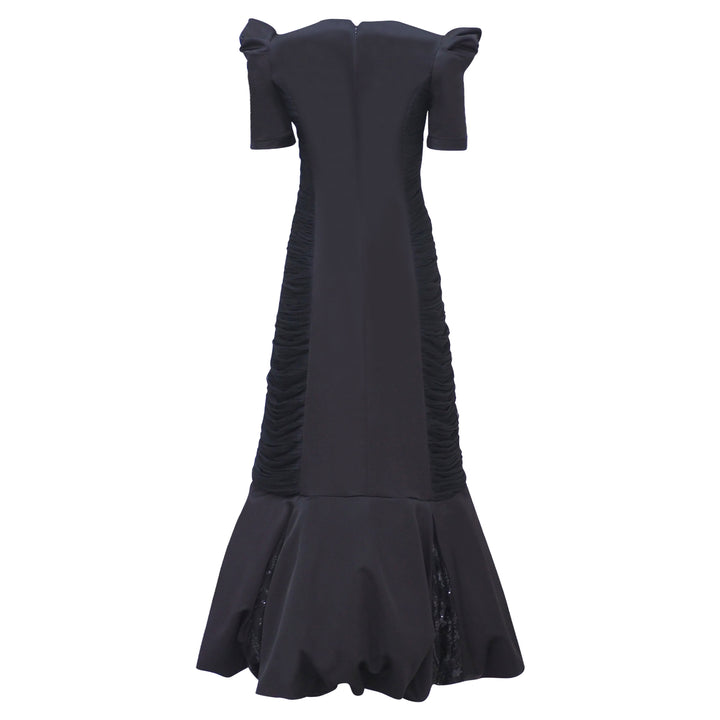 Stasi Long Black Dress (6969700646935)
