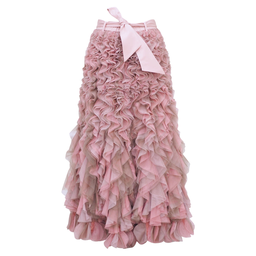 Central Celebration stage long dusty pink skirt (6969689931799)