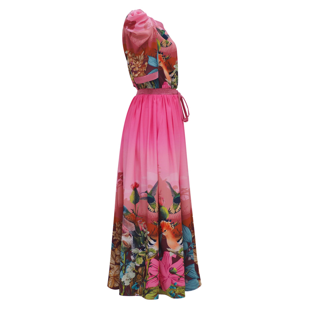 Central Park Pink Tiffany Dress (6969687474199)