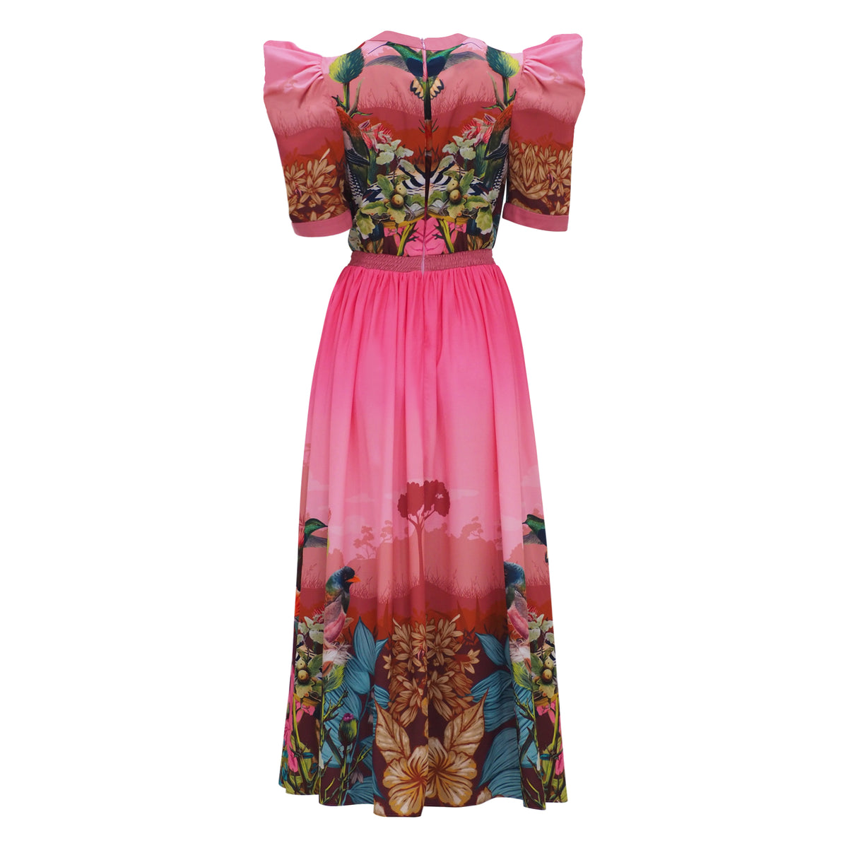 Central Park Pink Tiffany Dress (6969687474199)