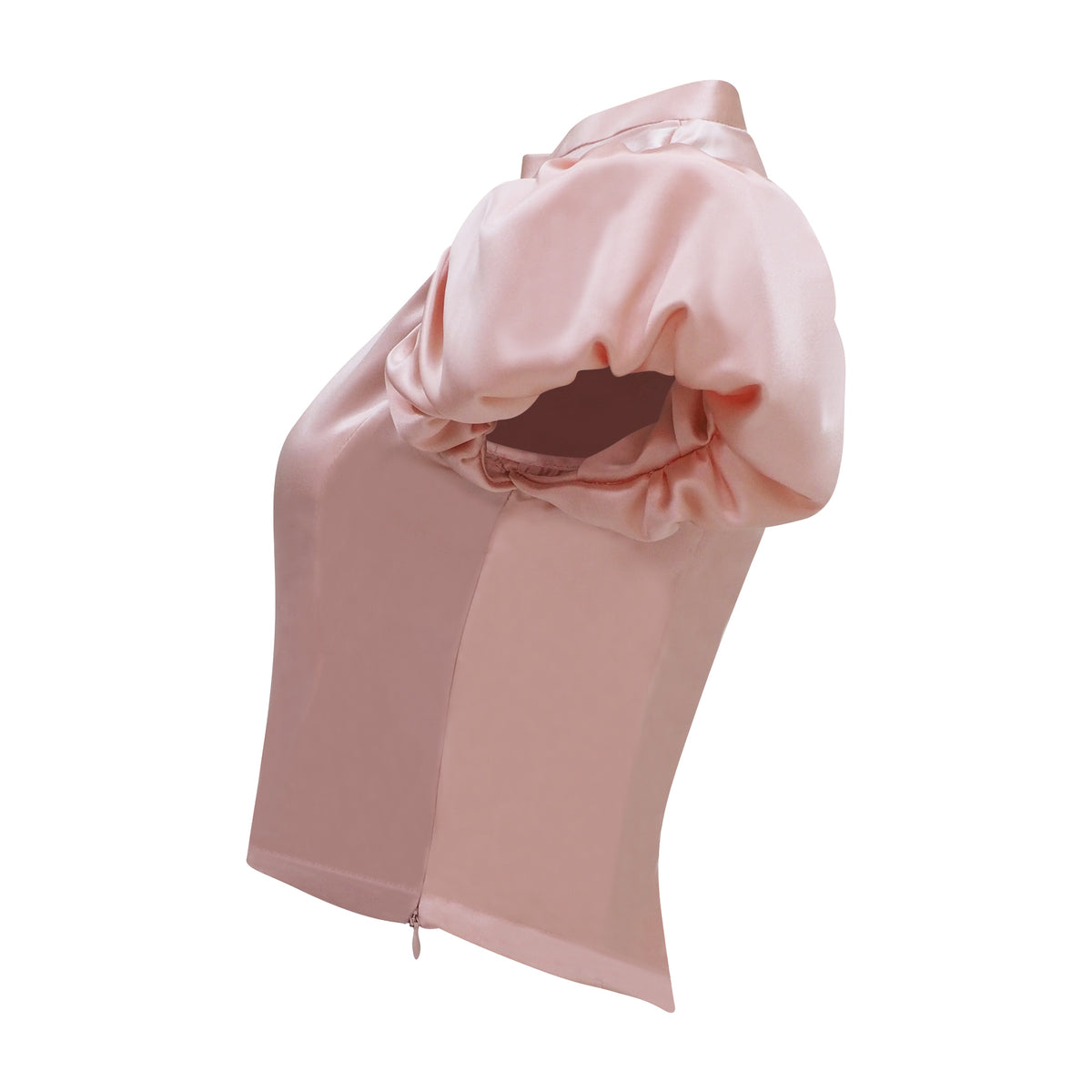 Central Celebration eastside dusty pink silk top (6992625041431)