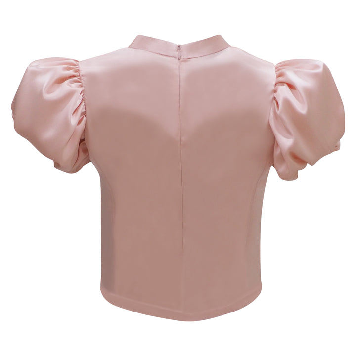 Central Celebration eastside dusty pink silk top (6992625041431)