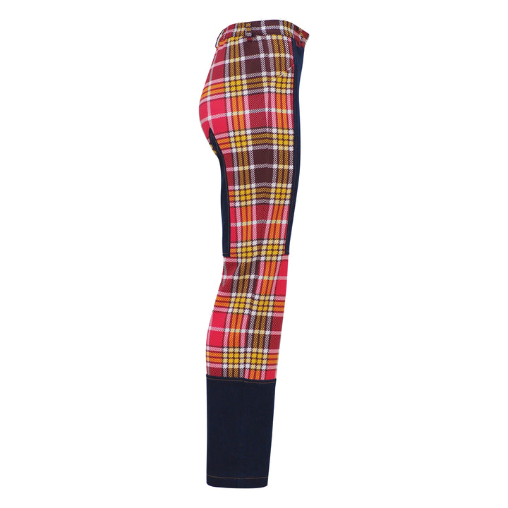 Central London Red denim gangsta pant (6992607641623)