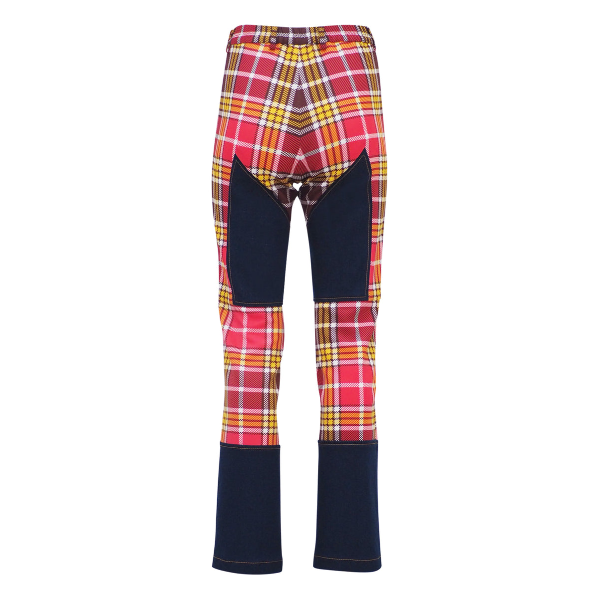 Central London Red denim gangsta pant (6992607641623)