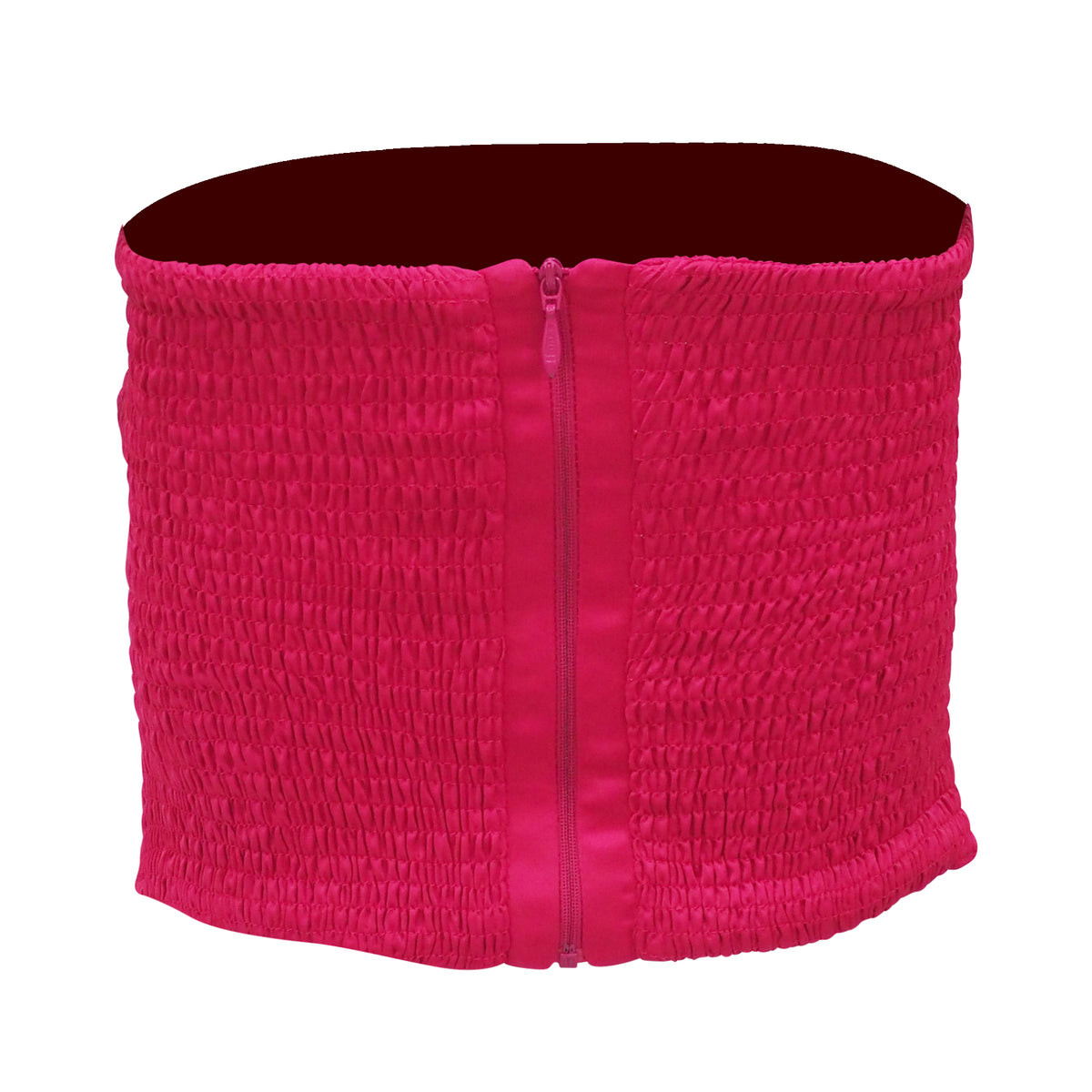 Central Abstract Red bustier top (7010377826327)