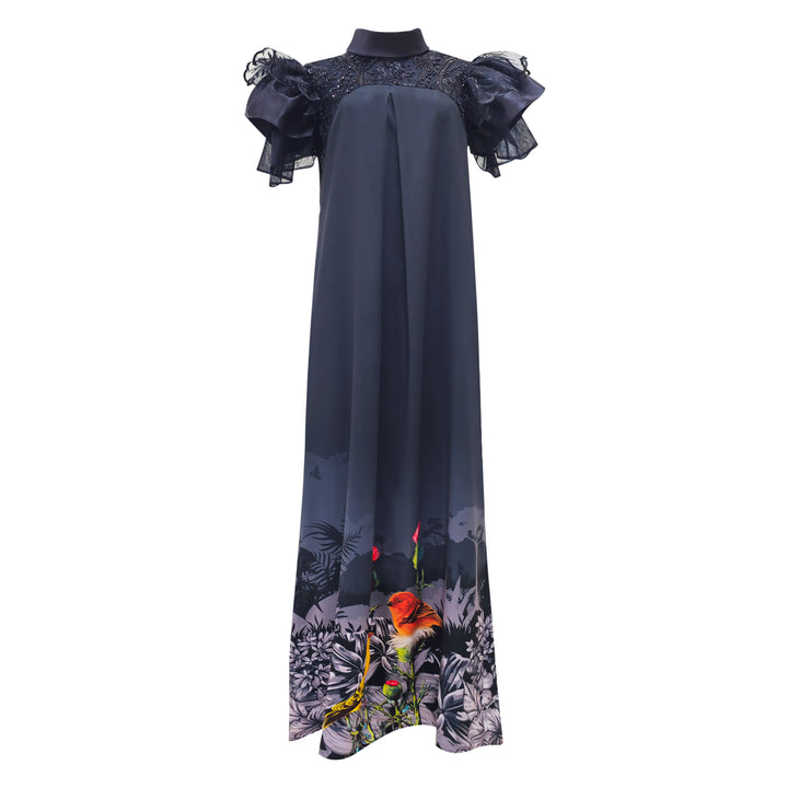 Central Park Black Irana lace dress (7045689933847)