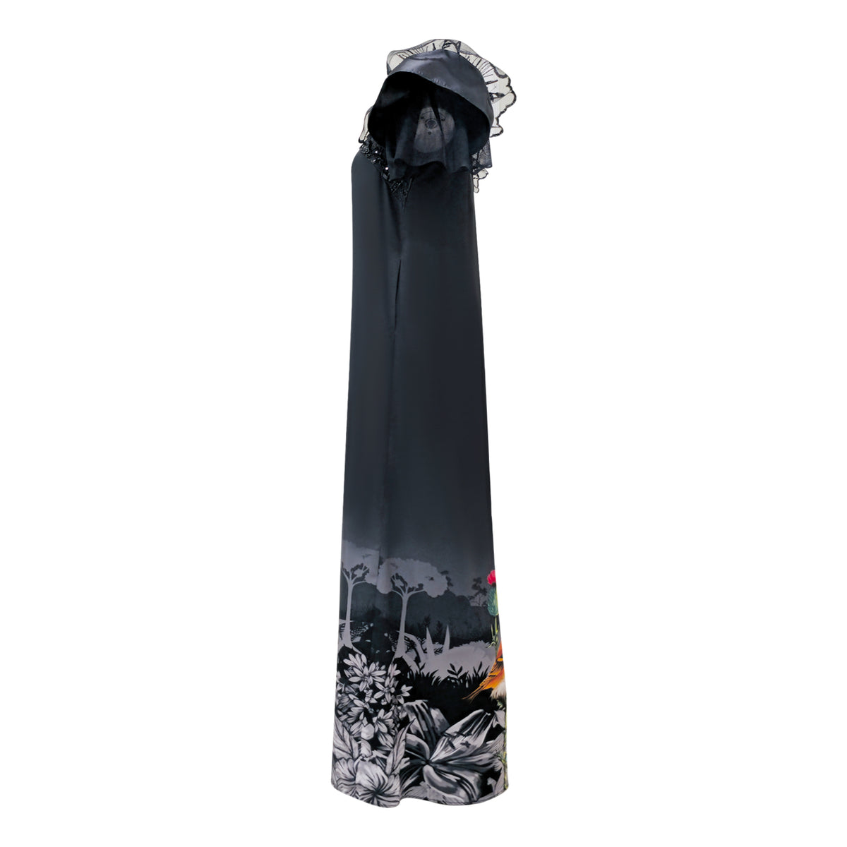 Central Park Black Irana lace dress (7045689933847)