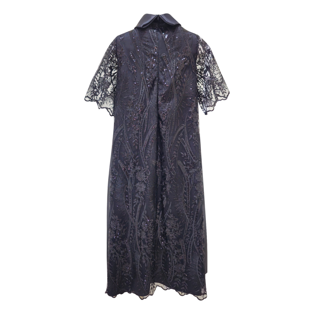 Central Park Black victoria lace dress (7048769372183)