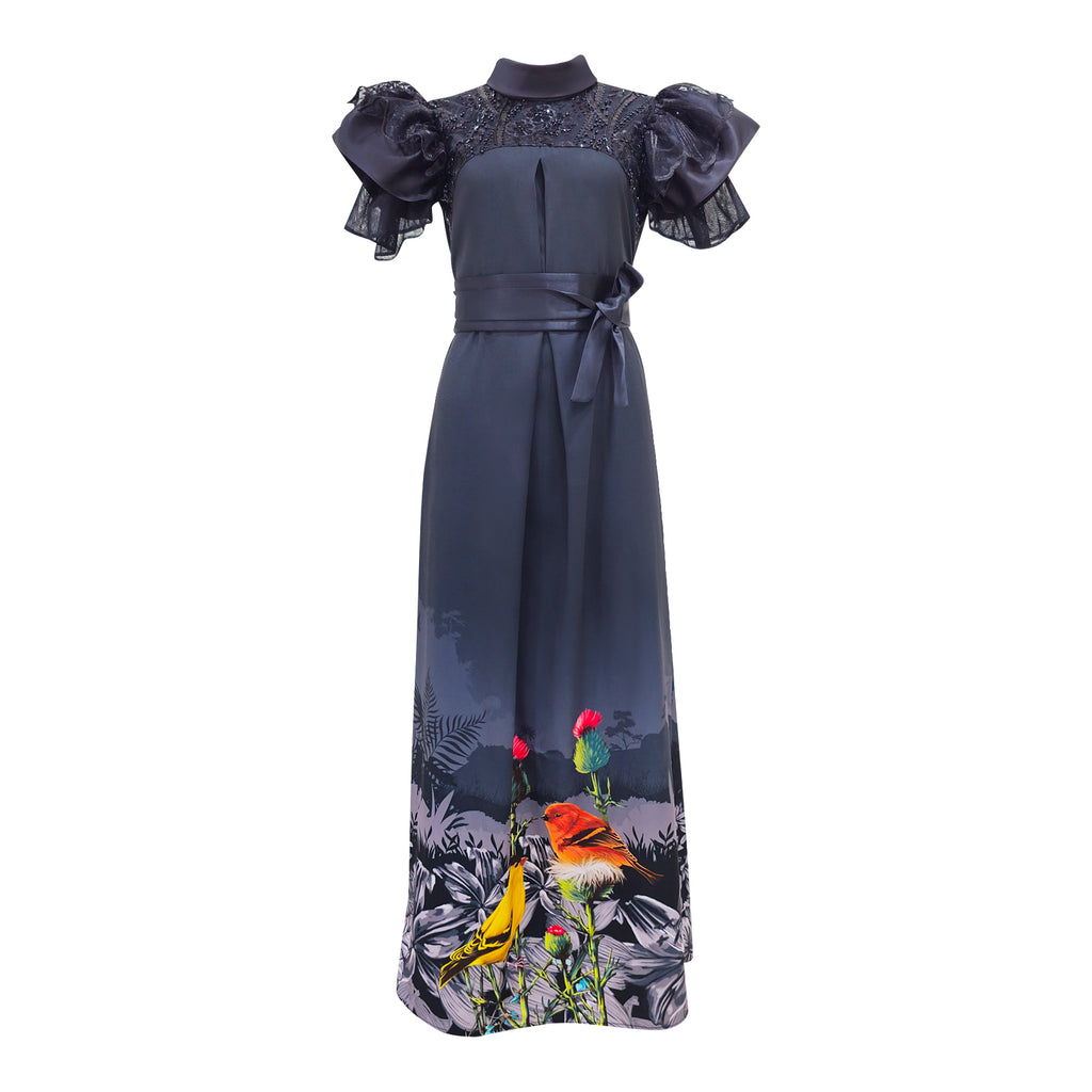 Central Park Black Irana lace dress (7045689933847)