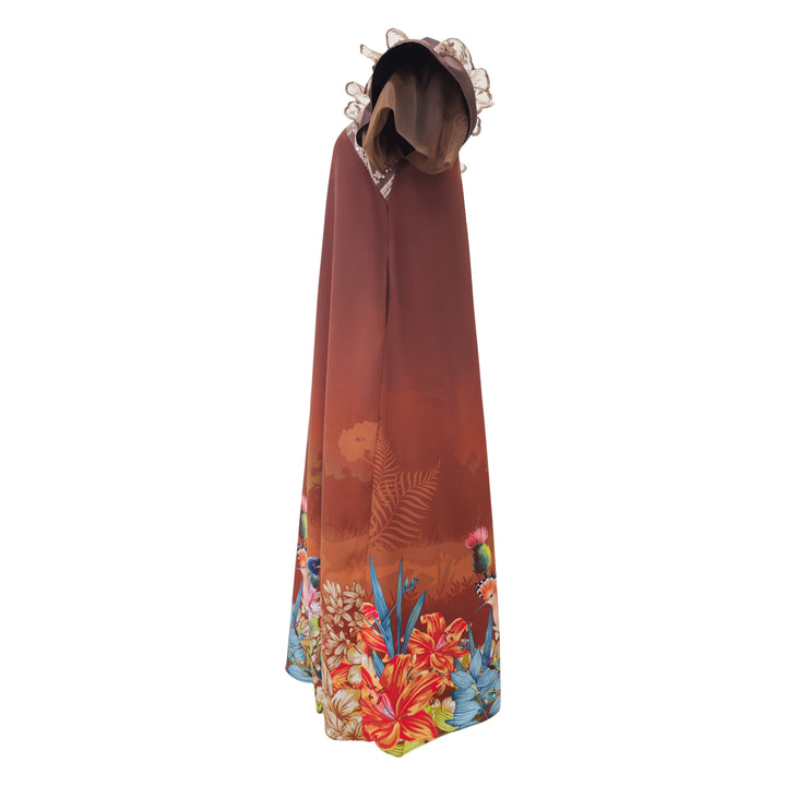 Central Park Brown Irana lace dress (7065746145303)