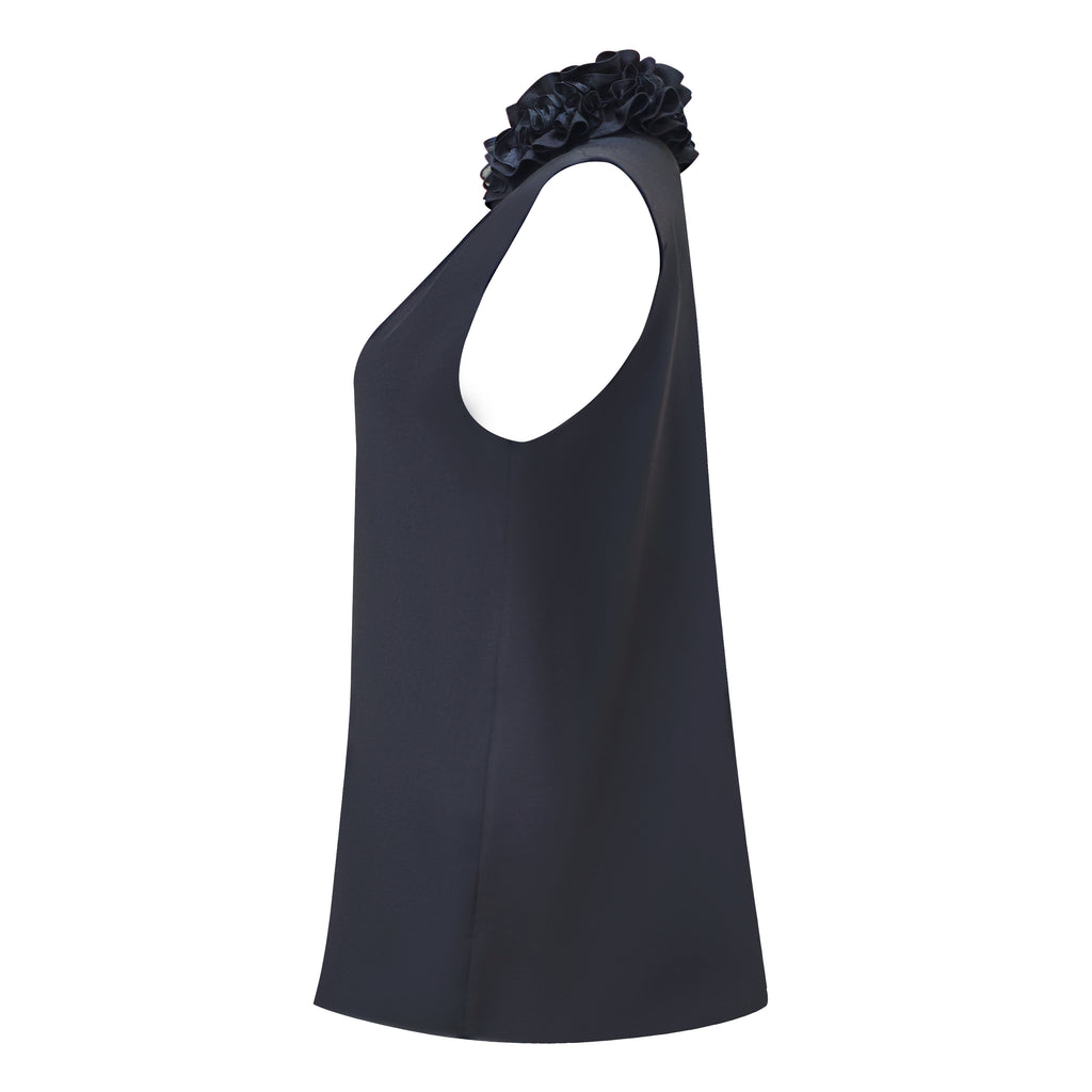 Central Park Black Romantic sleeveless black (7048650850327)