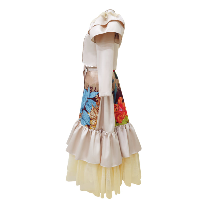 Central Park Beige light new hasna twin set with lace (7058428526615)