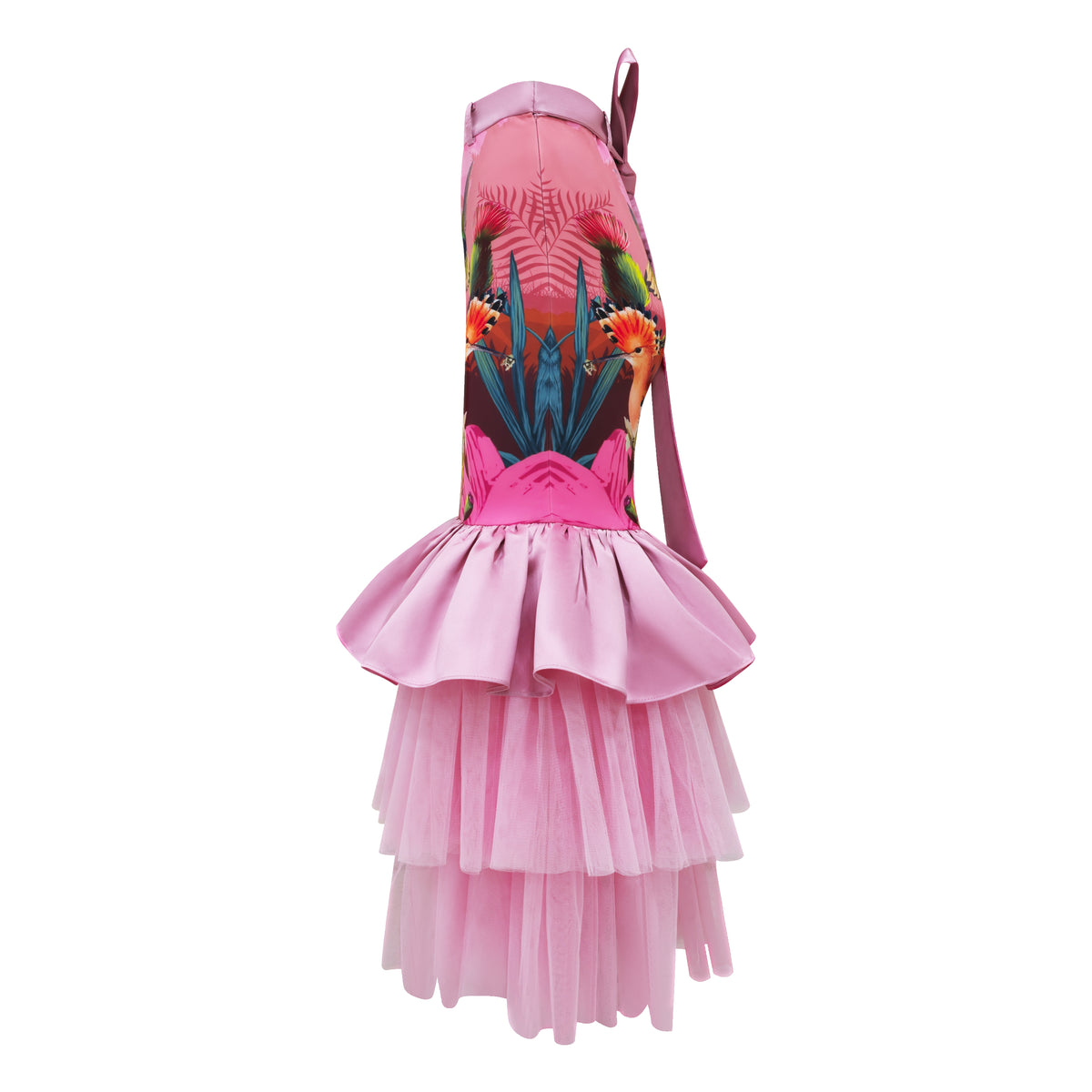 Central Park Pink Carrie long skirt (7118319714327)