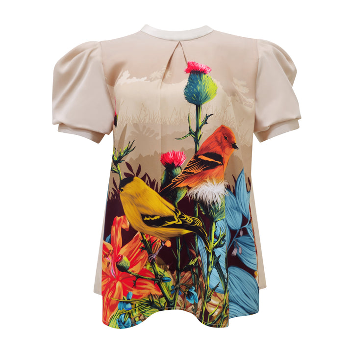 Central Park Beige light agnez fancy T-shirt (7054474412055)