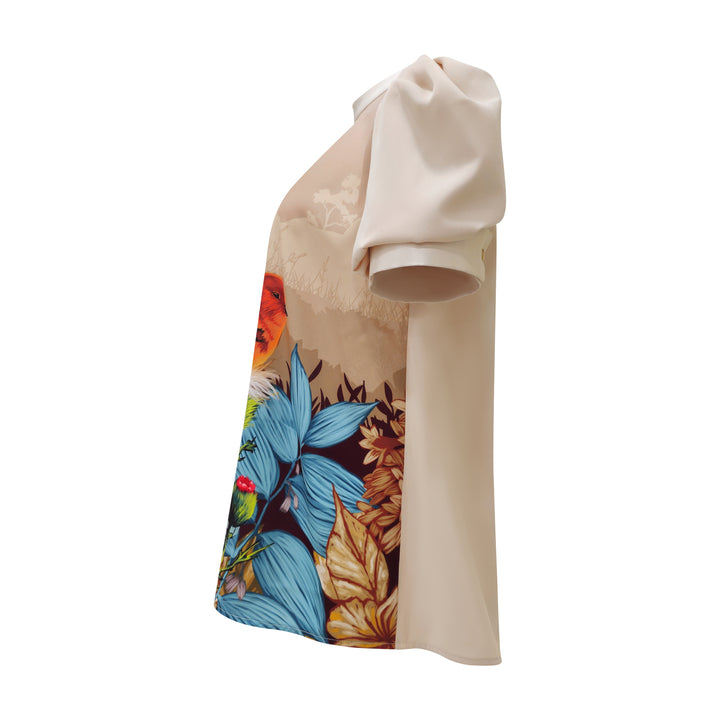 Central Park Beige light agnez fancy T-shirt (7054474412055)