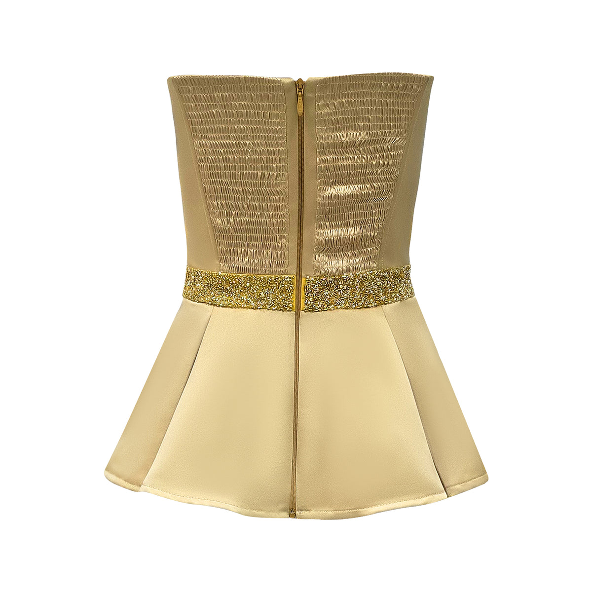 Central Gold New Set Sleveless Dress (7183672672279)