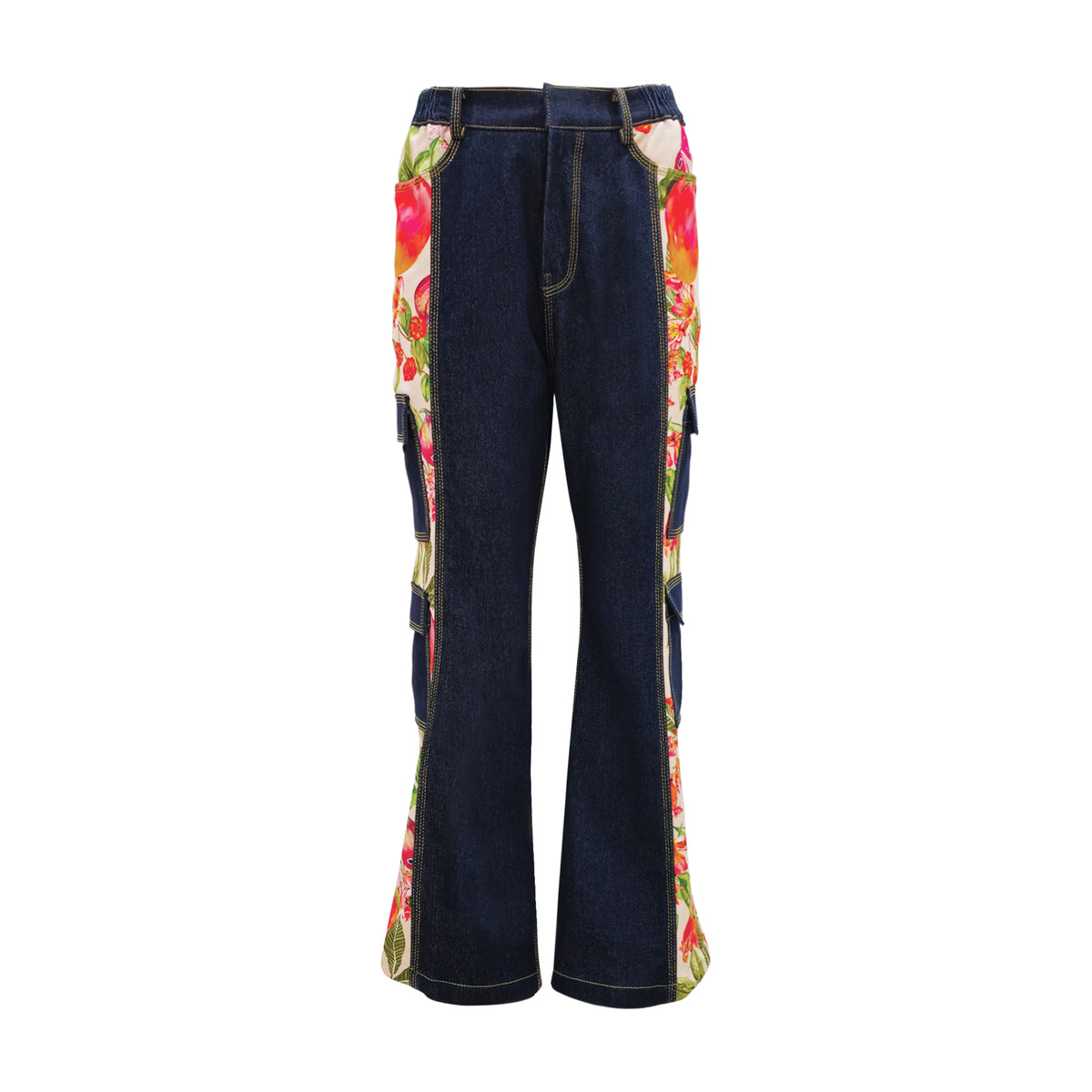 Paradise cargo denim pant (7260263120919)