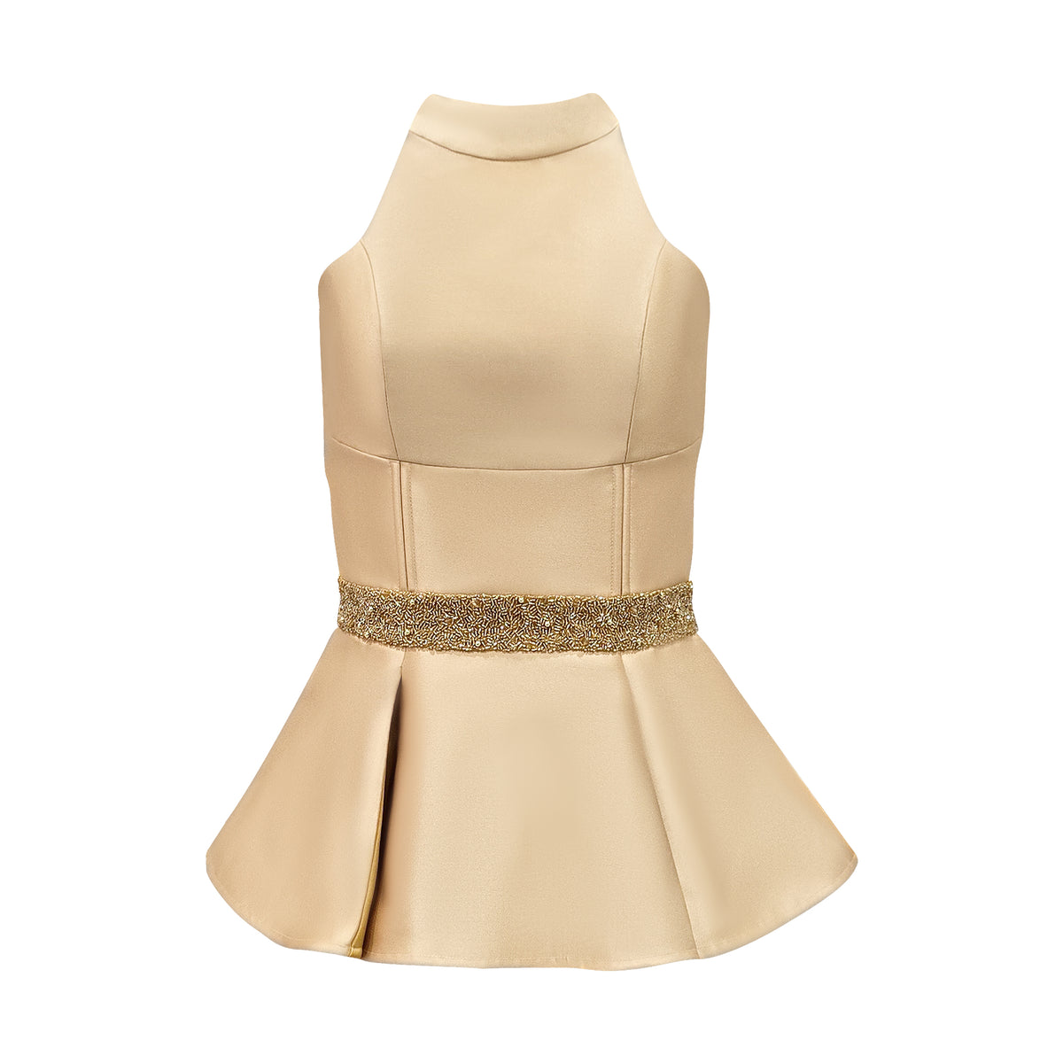 Central Gold halter top (7260268068887)
