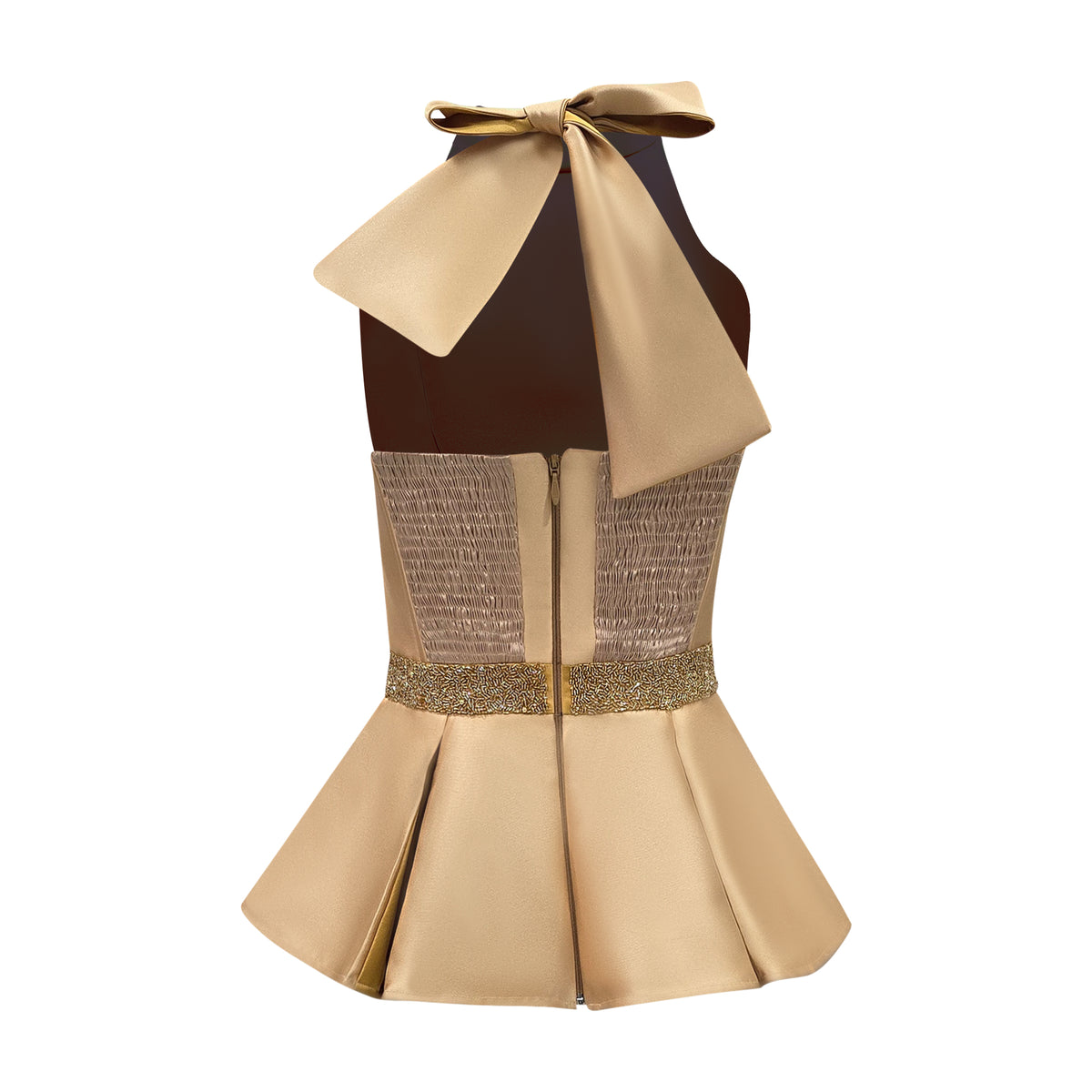 Central Gold halter top (7260268068887)