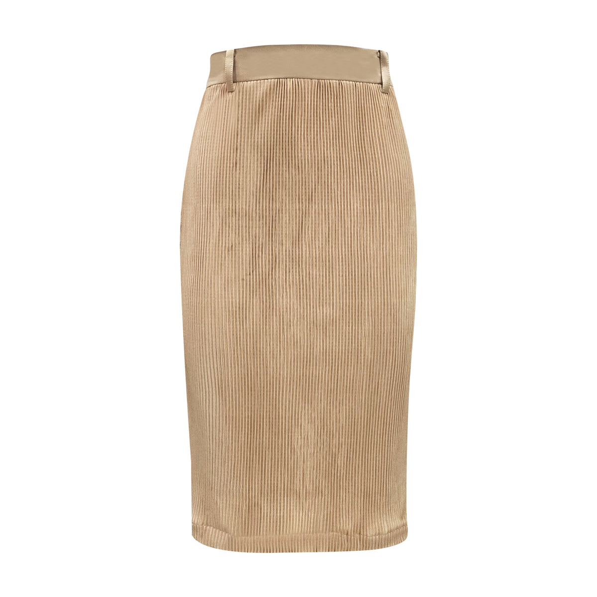 Central Gold plisket skirt (7260268855319)