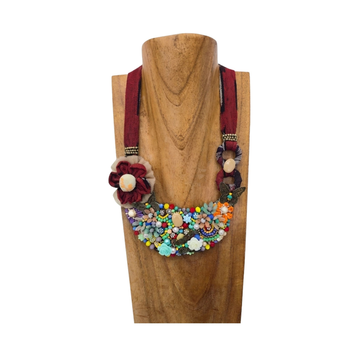 Batik Candy Bloom Necklace