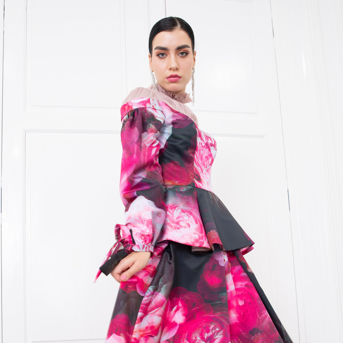 Becoming Night Rose New Queen Blouse (6888024047639)
