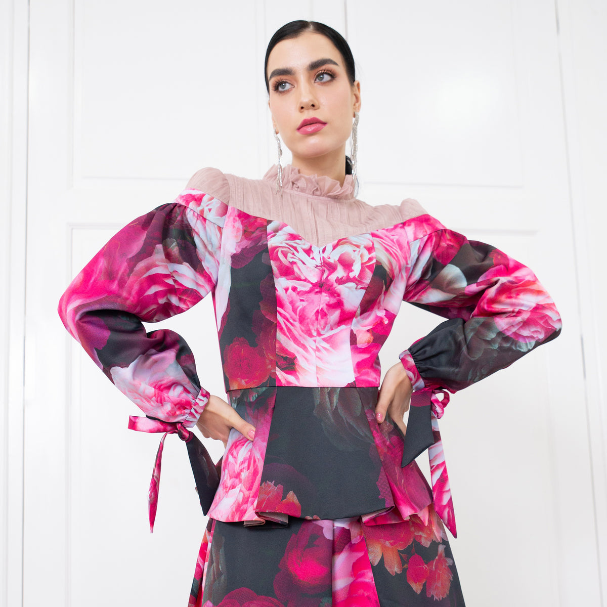 Becoming Night Rose New Queen Blouse (6888024047639)