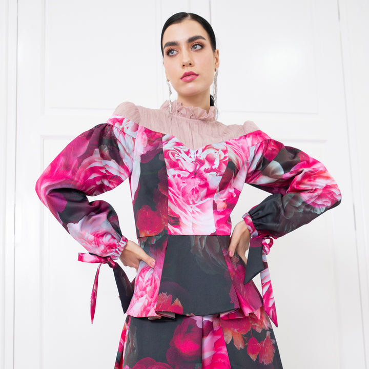 Becoming Night Rose New Queen Blouse (6888024047639)