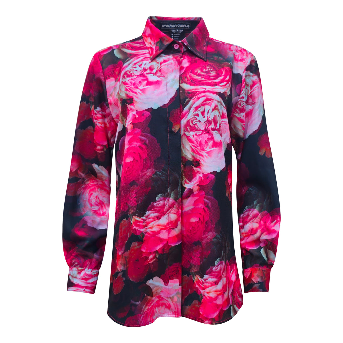 Becoming Night Rose loose shirt F/P - 2MADISONAVENUE.COM