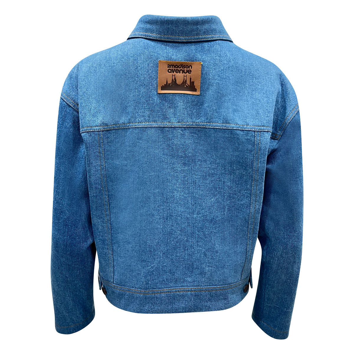 Signature Denim barrel jacket - 2MADISONAVENUE.COM