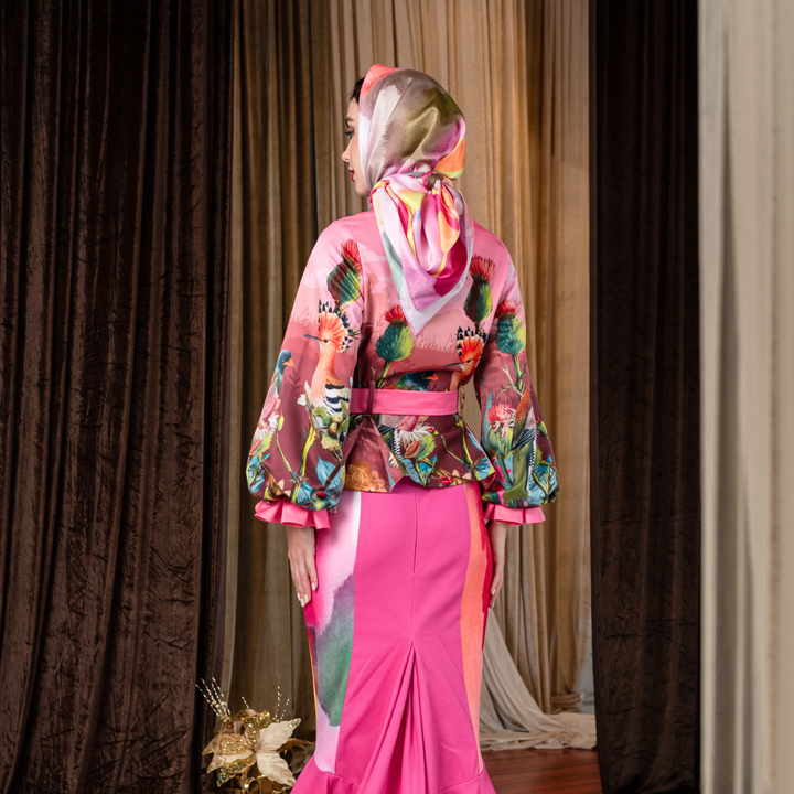 Bonita CP Pink merindu long sleeve top - 2MADISONAVENUE.COM